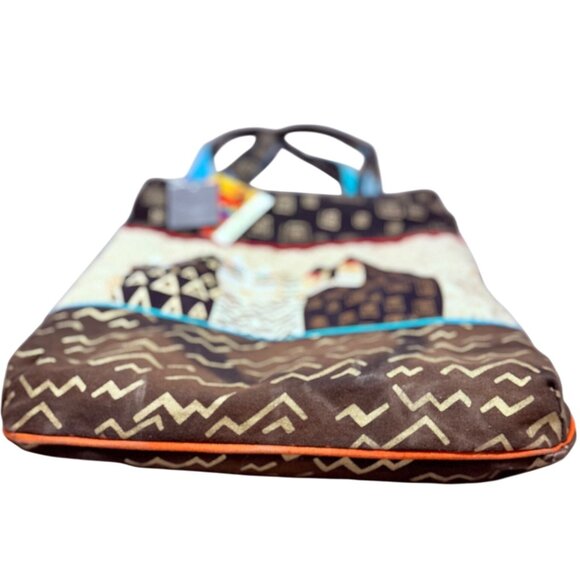 Laurel Burch Wild Cats Tote Bag Charm LB5340 Folklorica Retired Cat Lover Gift - Picture 4 of 16